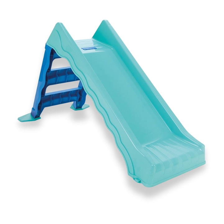 Tobogan pentru copii Pilsan Junior, pliabil, turcoaz, 126x59x71 cm