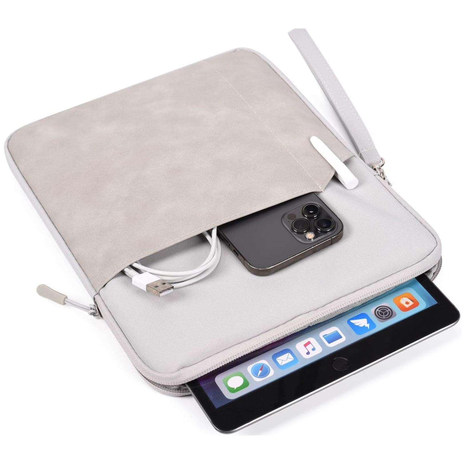 Geanta laptop EtuiTab, pentru laptopuri de pana la 14", impermeabila, compartimente suplimentare, albastru inchis, 31x23,5x2 cm