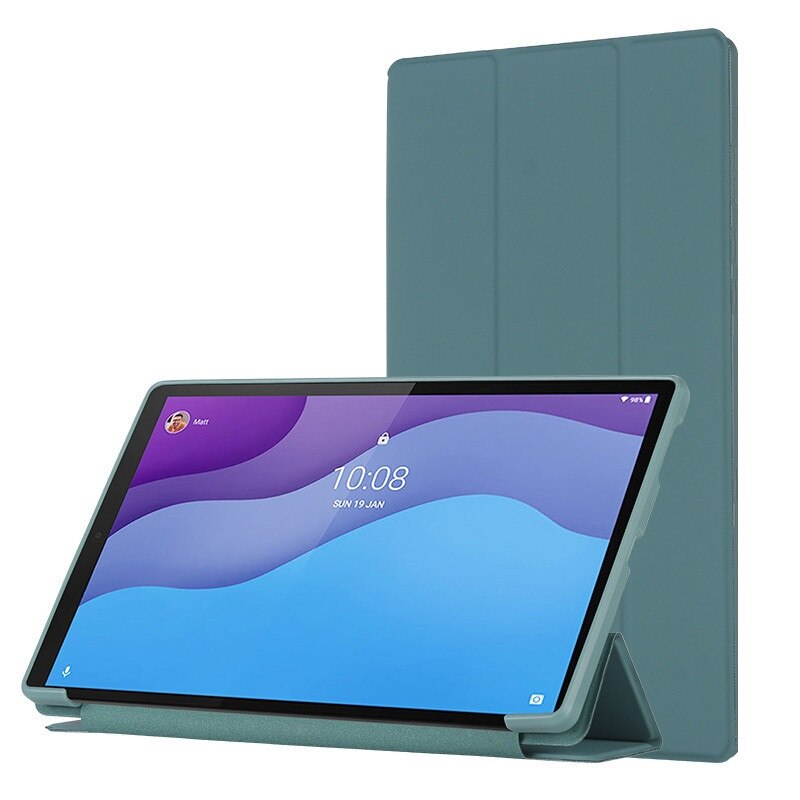 Husa cu clapeta EtuiTab pentru Lenovo Idea Tab Pro 12.7", verde, design subtire, protectie eficienta