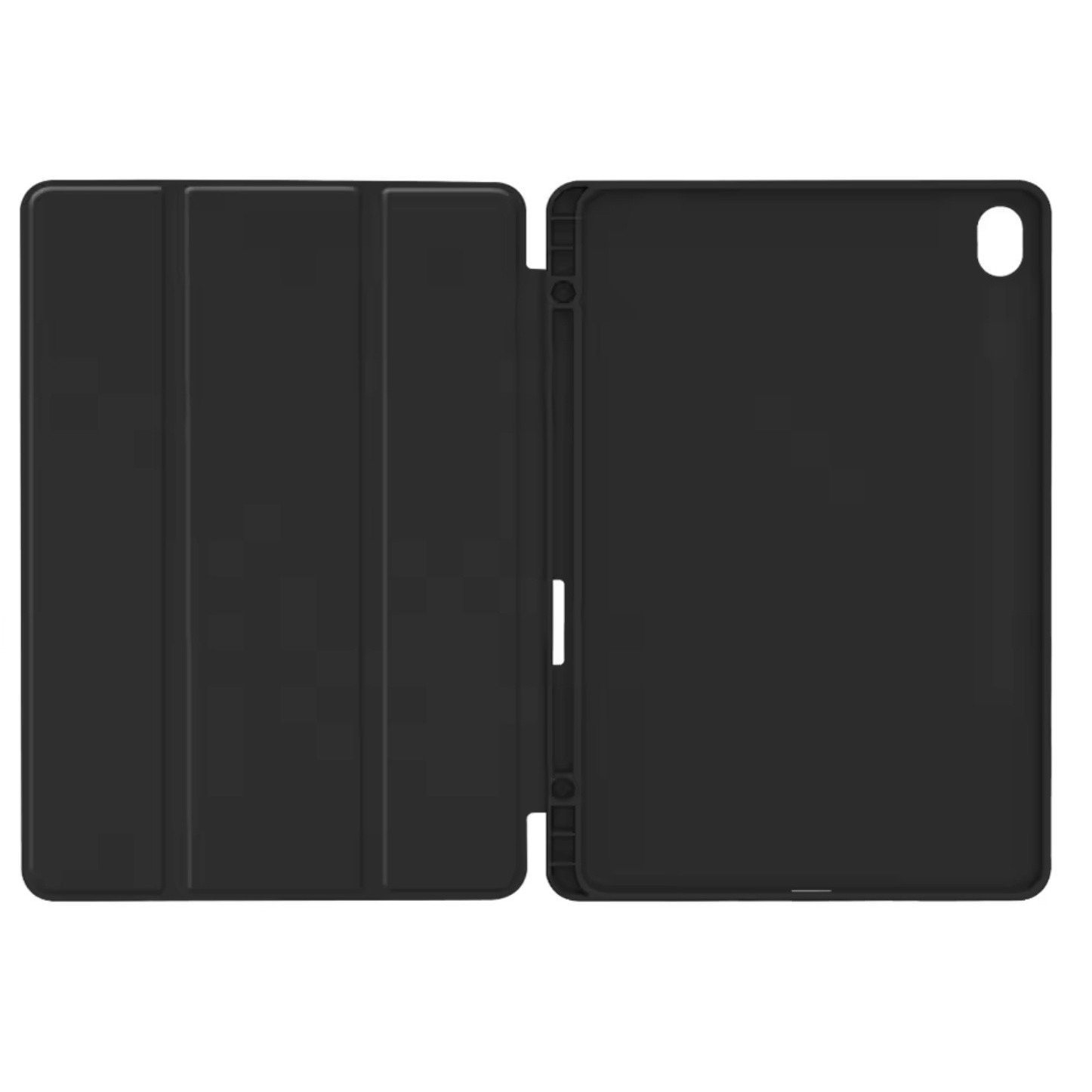 Husa tableta EtuiTab pentru Samsung Galaxy Tab S11 11", neagra, din piele ecologica si plastic, cu suport pentru stylus