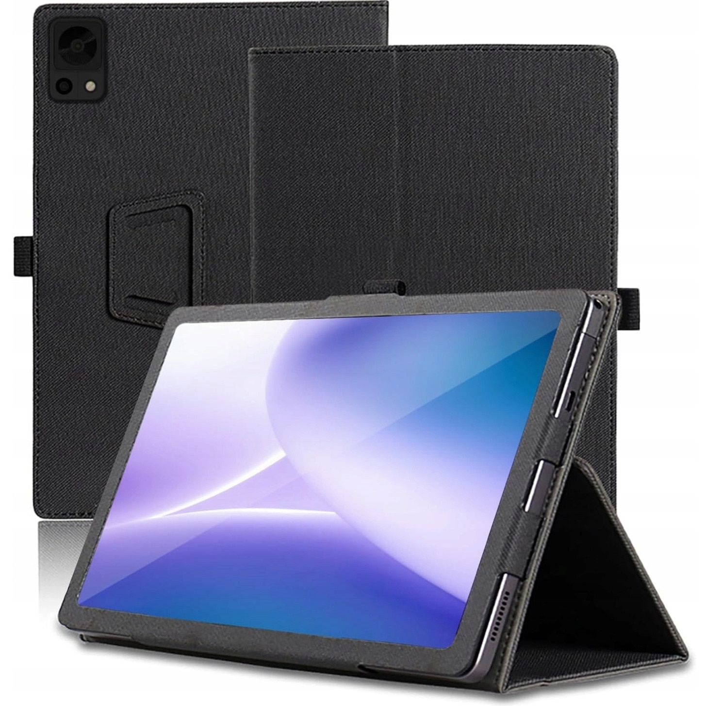 Husa tableta EtuiTab pentru DOOGEE T20 MINI 8,4" 2023 / T20 MINI PRO, neagra, cu suport si maner