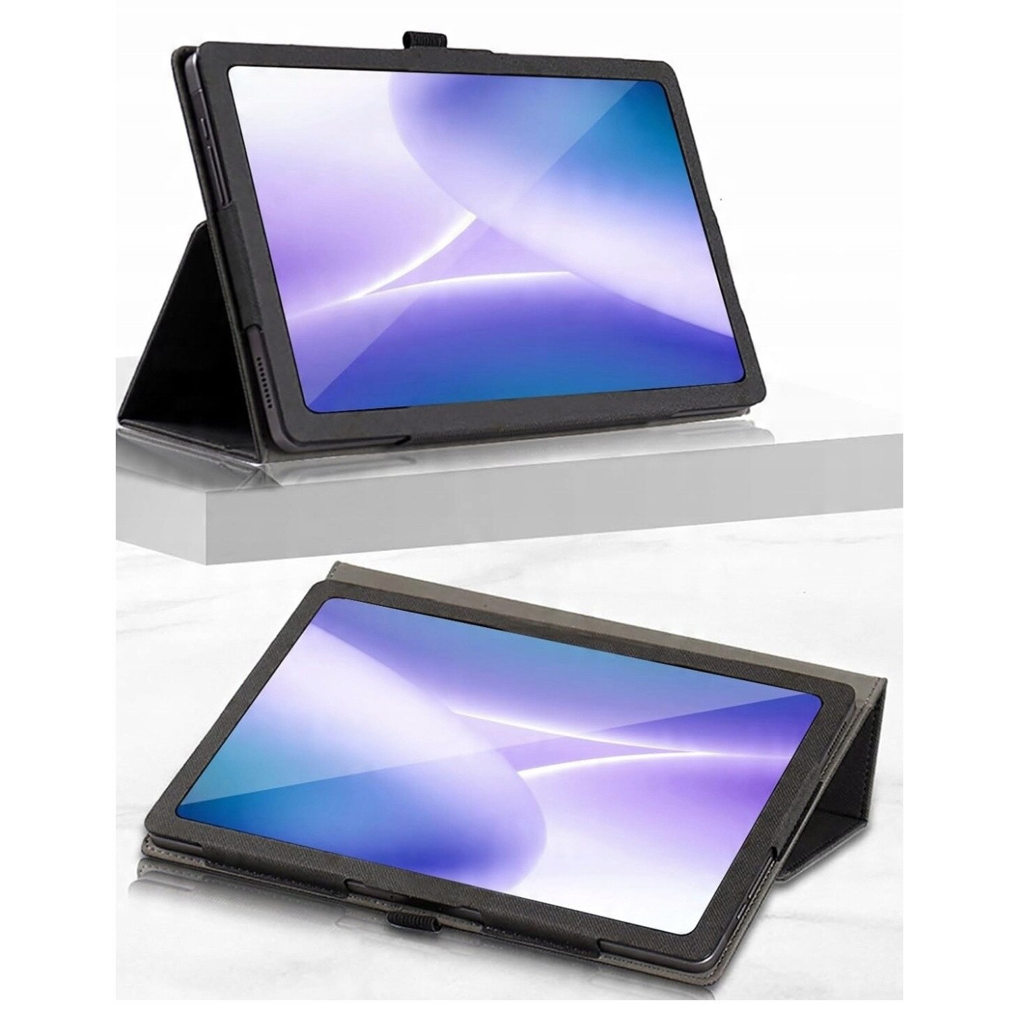 Husa tableta EtuiTab pentru DOOGEE T20 MINI 8,4" 2023 / T20 MINI PRO, neagra, cu suport si maner