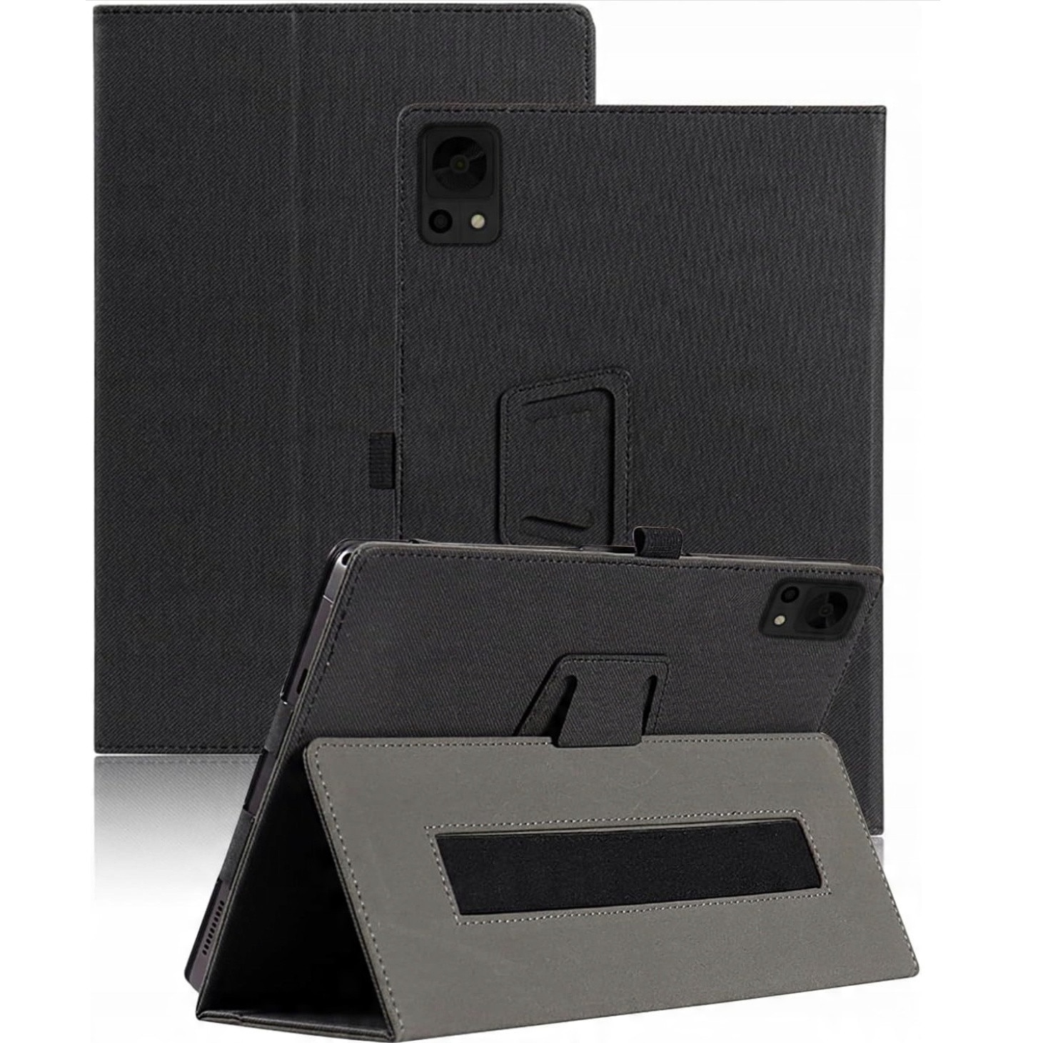 Husa tableta EtuiTab pentru DOOGEE T20 MINI 8,4" 2023 / T20 MINI PRO, neagra, cu suport si maner