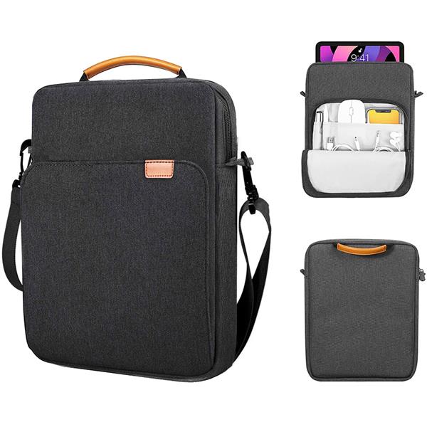 Husa moale pentru laptopuri si tablete EtuiTab, impermeabila, neagra, 30,5x24x6cm, set 1 husa
