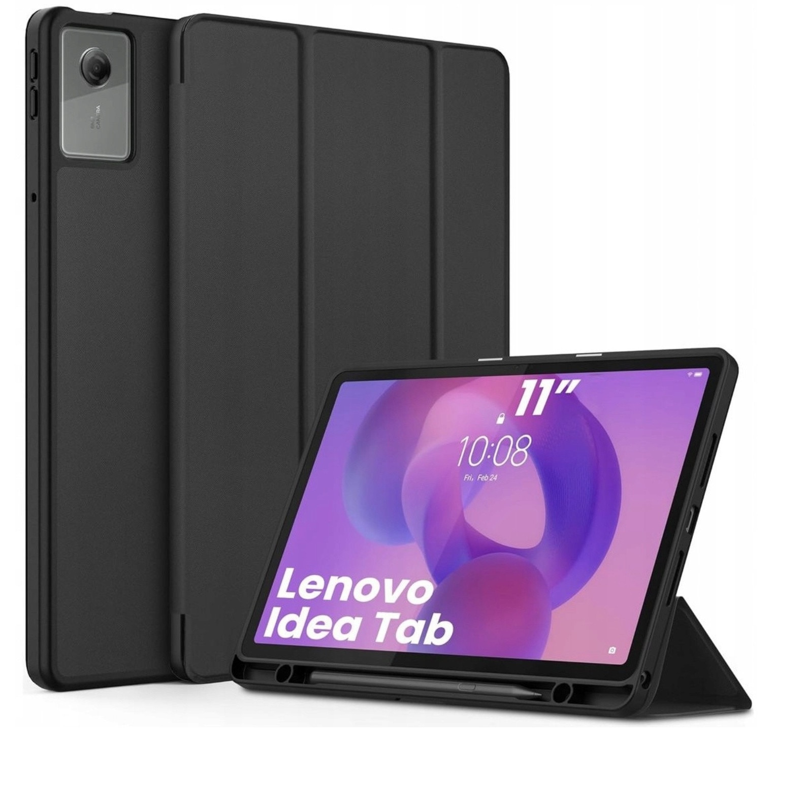 Etui pentru tableta EtuiTab, Lenovo IdeaTab 11", negru, protectie completa, suport pentru SC Pen