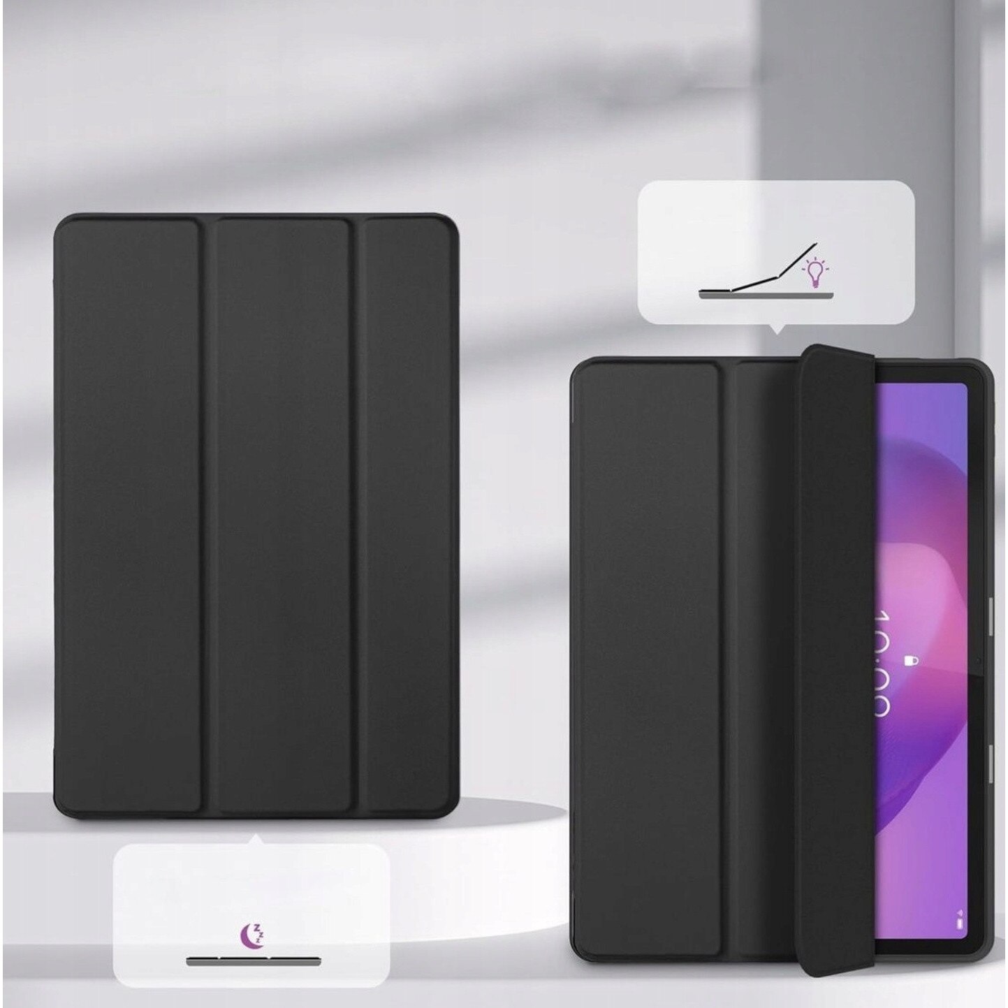 Etui pentru tableta EtuiTab, Lenovo IdeaTab 11", negru, protectie completa, suport pentru SC Pen
