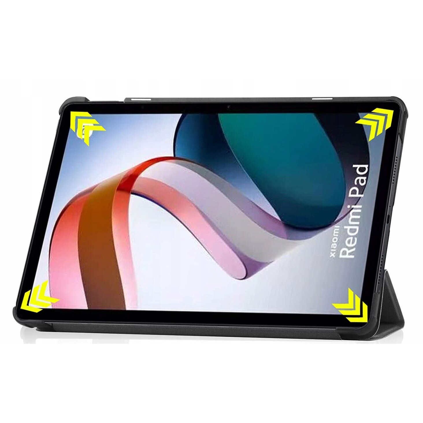 Etui Slim Cover pentru tableta Xiaomi Redmi Pad 10.6 2022, ecologic, roz-gold, cu functie de suport