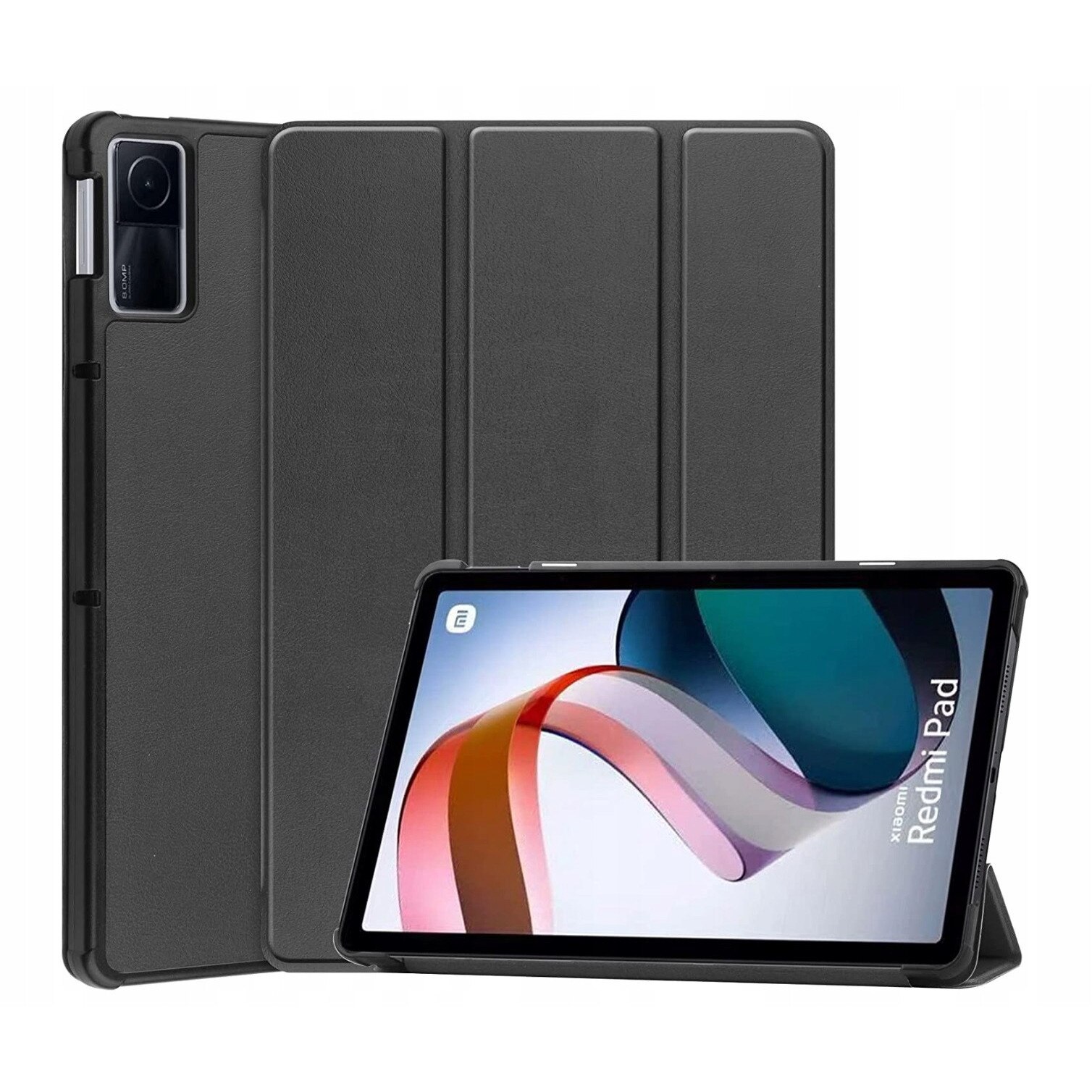 Etui Slim Cover pentru tableta Xiaomi Redmi Pad 10.6 2022, ecologic, roz-gold, cu functie de suport