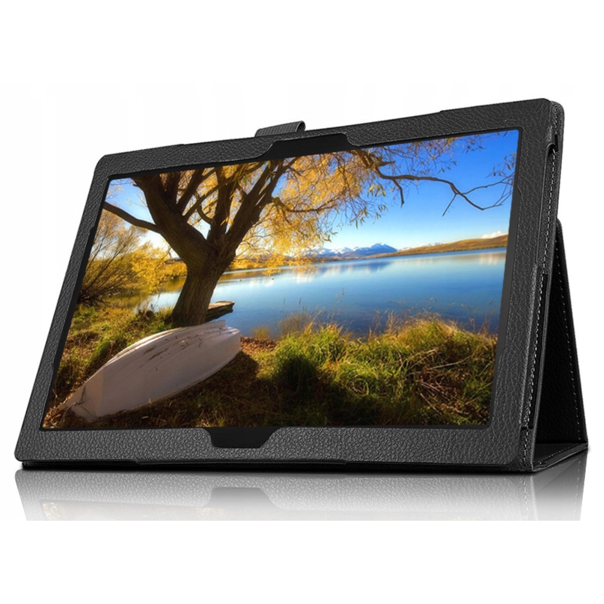 Etui Stand pentru tableta, EtuiTab, Huawei MatePad T10 T10S, ecologic, negru, 10.1 inch