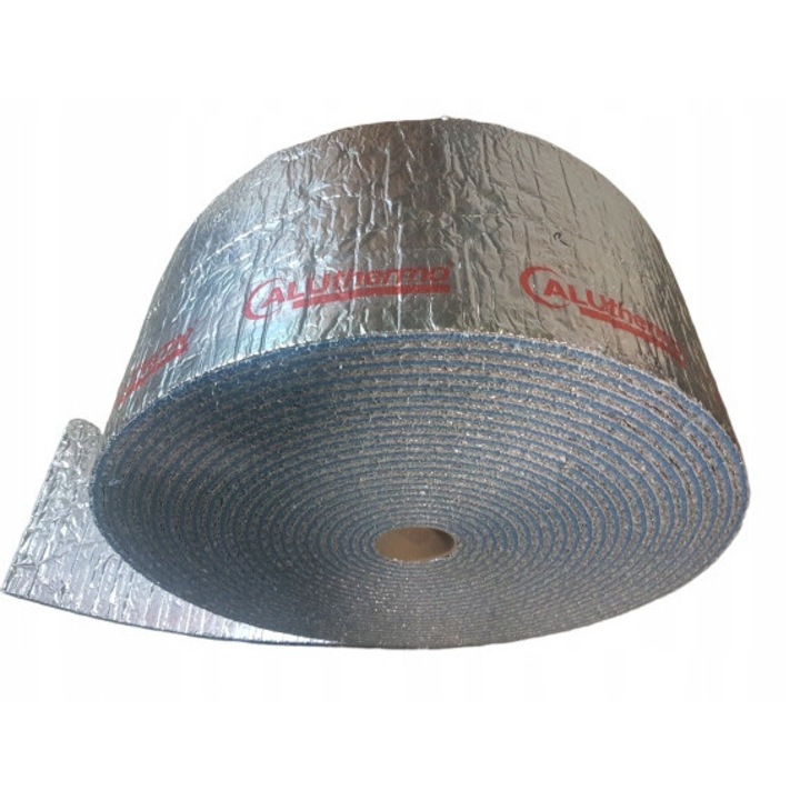 Izolatie Aluthermo Quattro, 35cm, 1m, 10mm grosime, rezistenta la umiditate, autoextingibila
