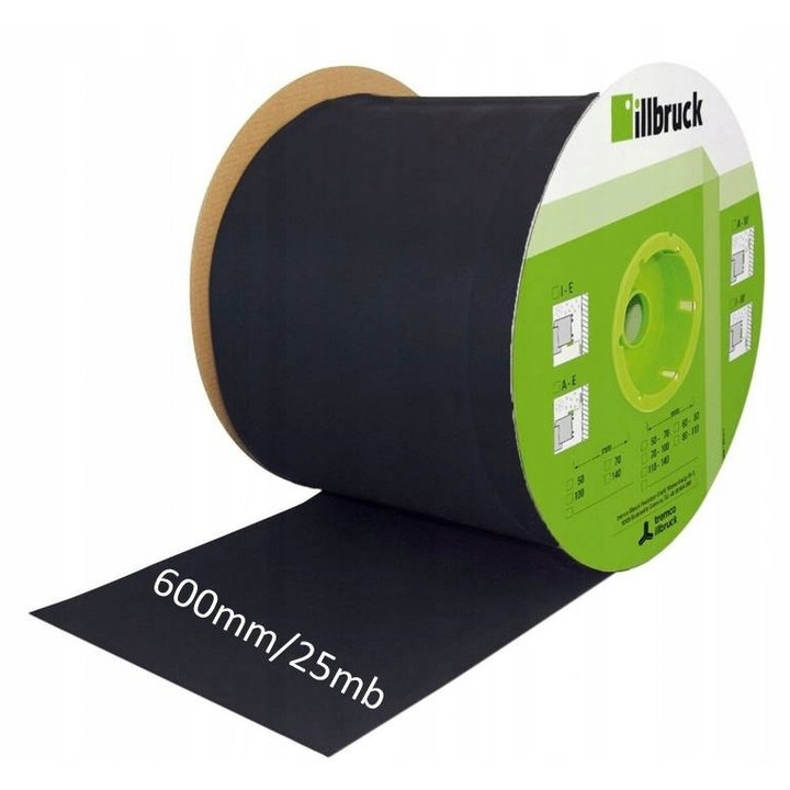 Folie EPDM ME220, 600mm x 25m, 0,75mm дебелина, UV устойчива, водонепроницаема