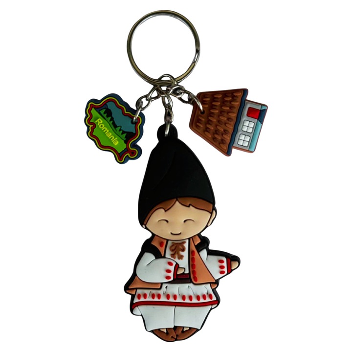 Kulcstartó Folklór FIÚ, PVC