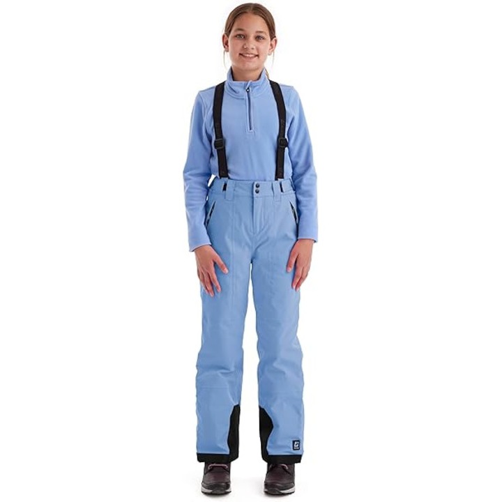 Pantaloni de ski pentru fete Killtec, cu bretele detasabile si protectie la tiv, model 242, Albastru inchis