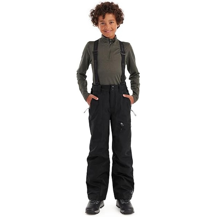 Pantaloni de schi Killtec, bretele detasabile protectie, Negru
