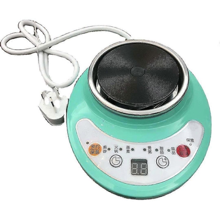 Elektrotermikus mini sütő gyerekeknek, többfunkciós, konyhai főzéshez, 4 kulccsal, kék