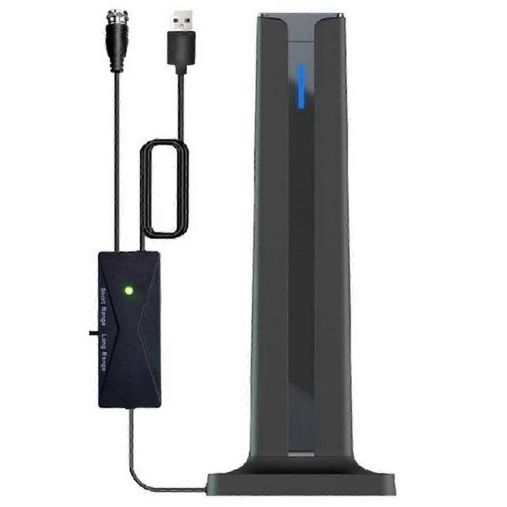 HD digitális TV antenna, 35dBi, 5m, VHF174-230/UHF470-862, komplett készlet