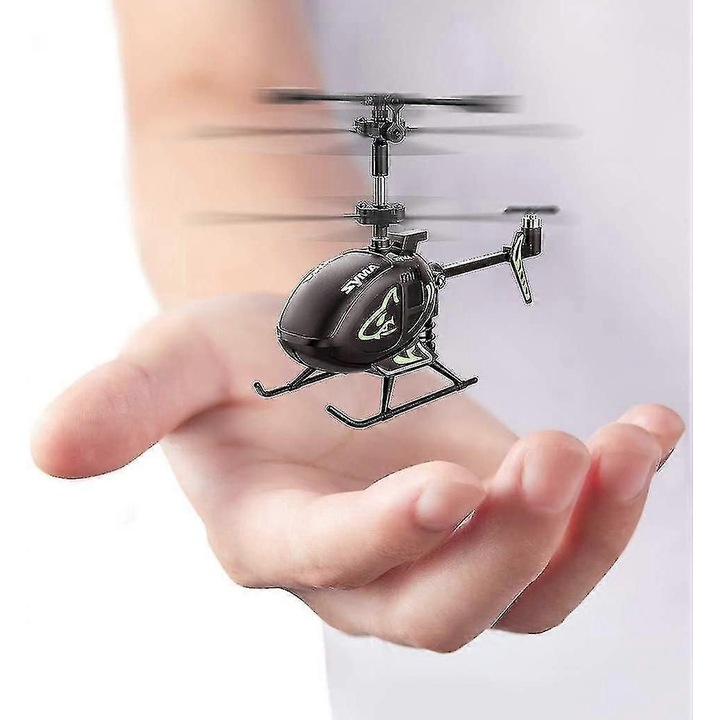 Elicopter RC Mini, cu functie de mentinere a altitudinii, dimensiuni 4.1x2.36x1 inch, multicolor