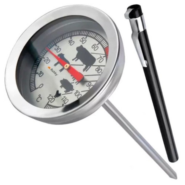 Termometru Analogic pentru Gratar sau Afumatoare