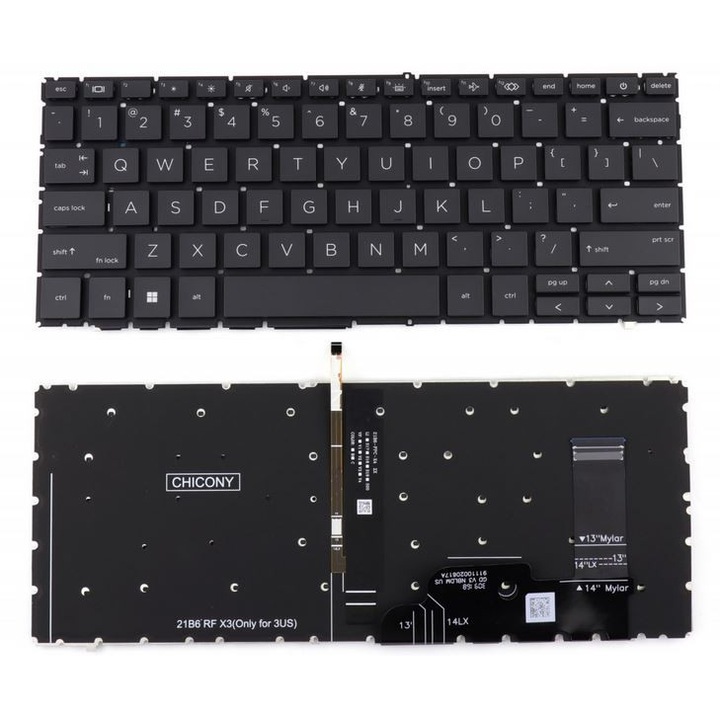 Tastatura LaptopStrong® pentru HP 840 G9 G10 830 G9 845 G9 Zbook Firefly14 G9 G10 1040 g9 1040 g10 iluminata