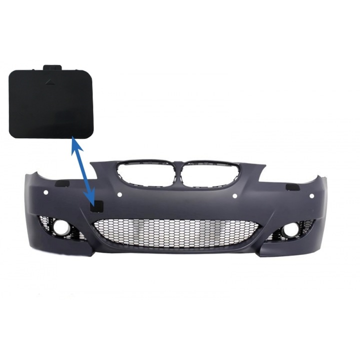 Capac Carlig Remorcare Bara Fata compatibil cu BMW Seria 5 E60 2003-2010 M5 M-Tech M-Sport Look