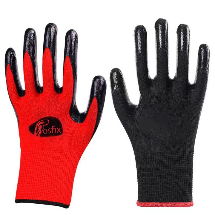 Set 10 perechi Manusi de lucru, Rosfix, XL