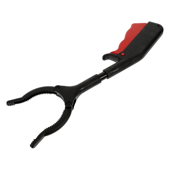 Cleste pentru Colectare Deseuri 30 cm, din Metal si Plastic, pentru Salubrizare, XTO, Negru