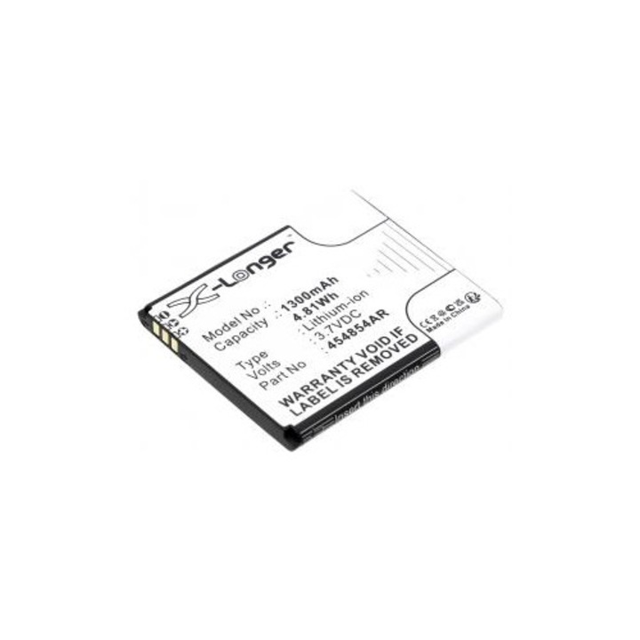 Acumulator Batimex, pentru Panasonic, 454854AR 1300mAh 57.1x48.0x4.7mm 27g