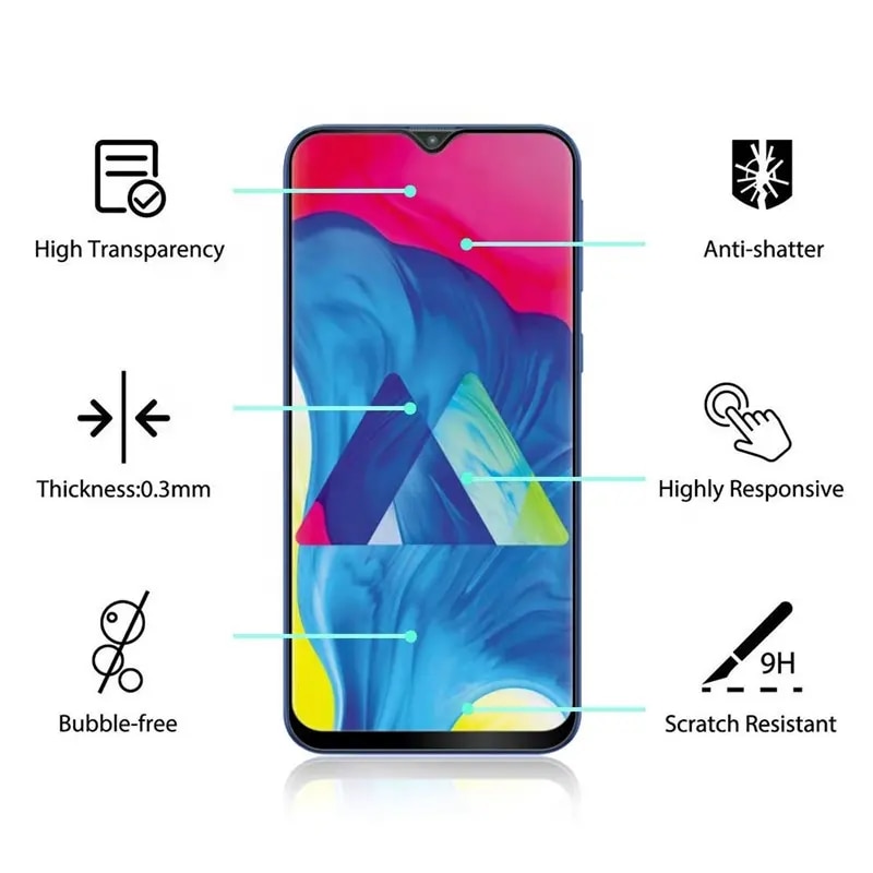Folie sticla MatTech, Compatibila cu Samsung Galaxy A13 4G / A13 5G, Lipire pe Toata Suprafata, 9H Protection Technology, Claritate Premium Full HD, Full Glue, Margini Negre