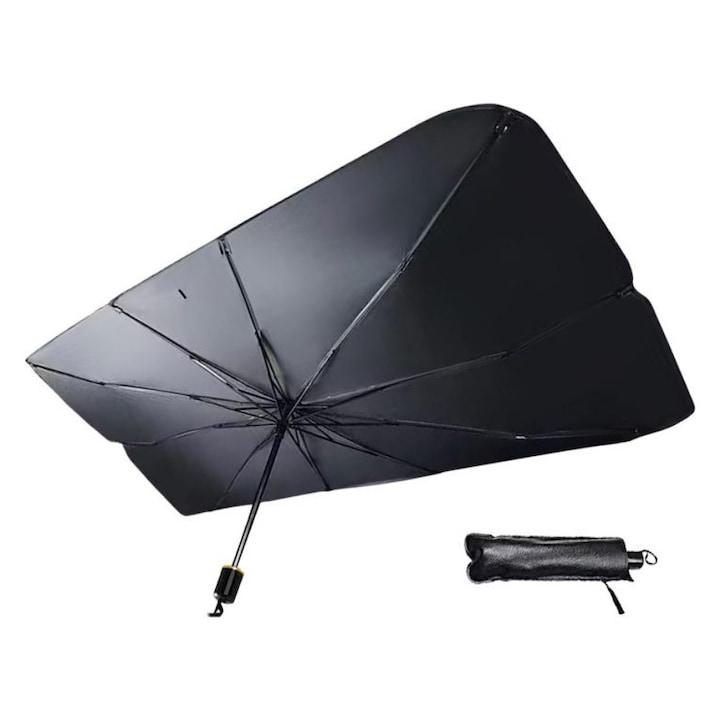 Сенник за кола, KSC-1536, Сгъваем тип чадър за предно стъкло, Топлоизолация