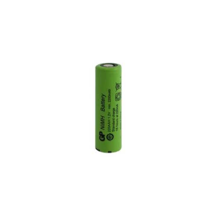 Acumulator GP 2200mAh NiMH 1.2V AA, 14.5x49.5mm, 27g