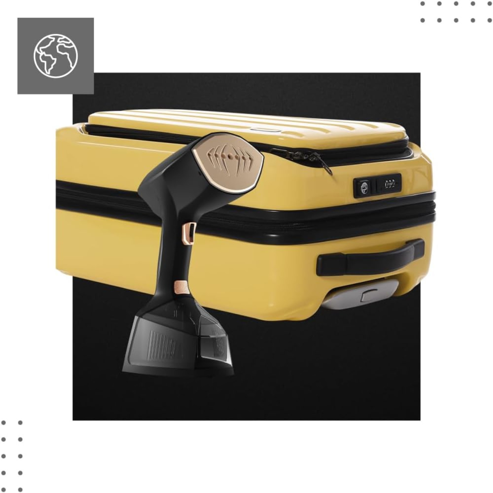 Aparat de calcat cu abur VarioShop®, 2000W, 3 moduri abur, 360ml, portabil