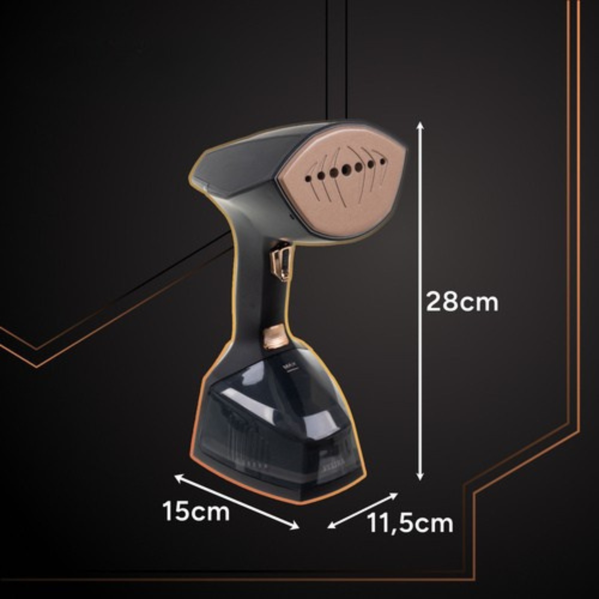 Aparat de calcat cu abur VarioShop®, 2000W, 3 moduri abur, 360ml, portabil