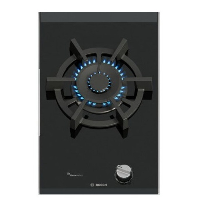 Plită Bosch PRA3A6I10, 1 zonă de gătit, 30 cm, Negru, mecanic