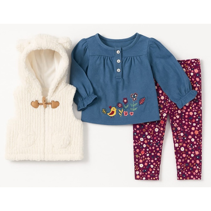 Compleu 3 piese fetita 12 luni