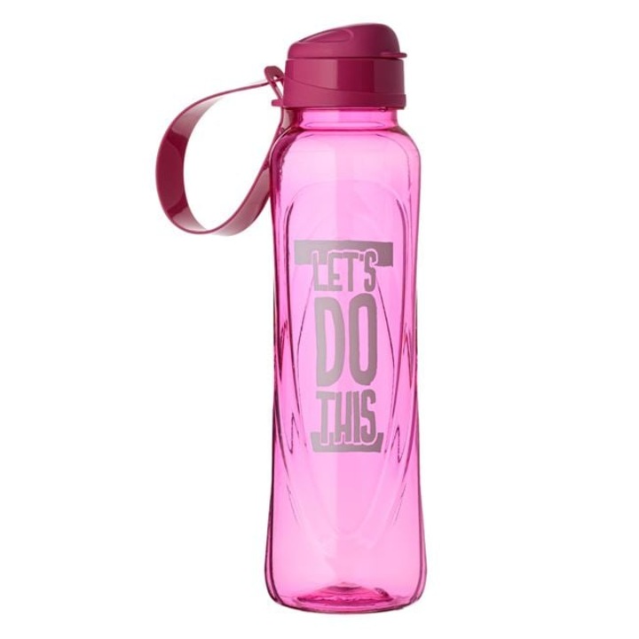 Zanox Sport műanyag vizespalack kupakkal, 630 ml, fukszia