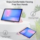 Mágneses háromrészes tok Samsung Galaxy Tab S10 Lite / S10 FE 10.9" (2025) készülékhez, intelligens borító, tolltartó - rózsaszín