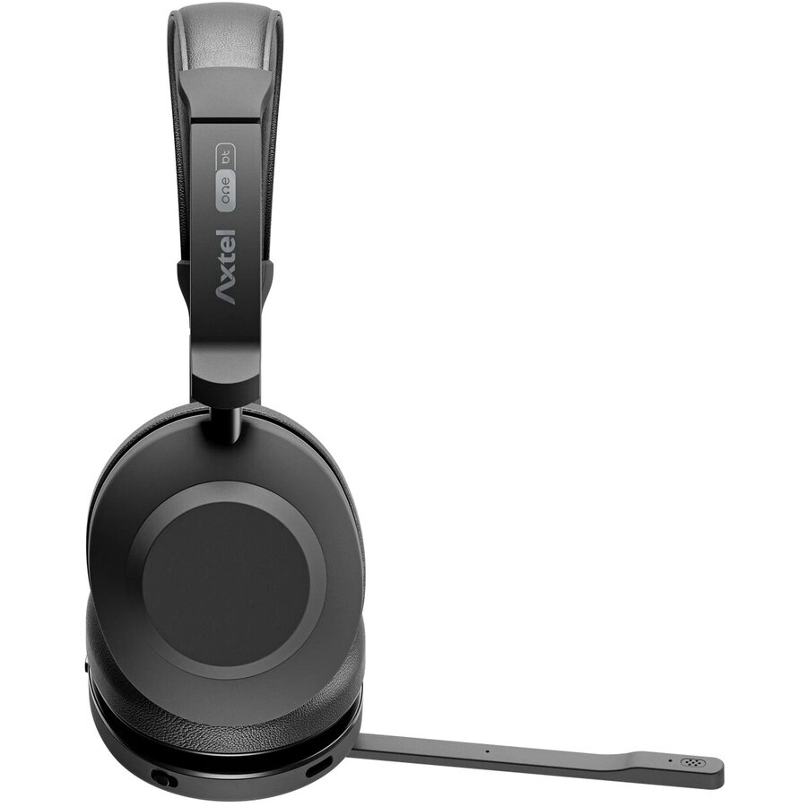 Casti Axtel ONE BT STEREO Wireless / Bluetooth, Conectivitate duala, microfon dual ENC, Incarcare rapida, Baterie puternica (40+ ore) Pana la 8, 5 zile in standby, Negru