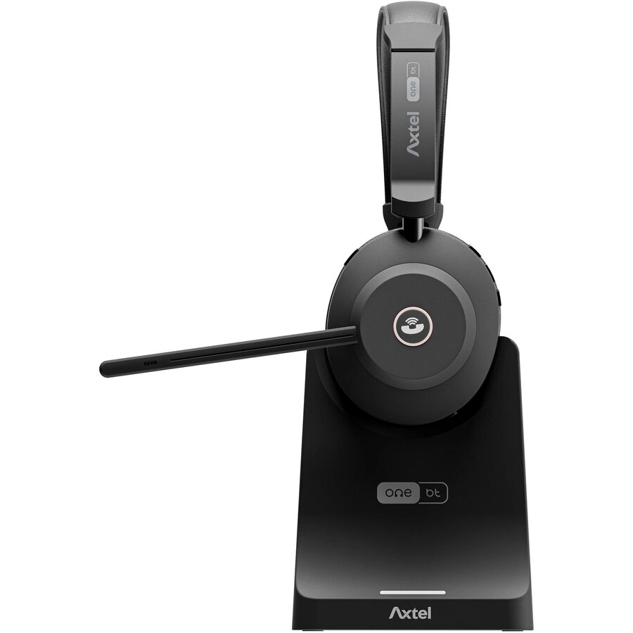 Casti Axtel ONE BT STEREO Wireless / Bluetooth, Conectivitate duala, microfon dual ENC, Incarcare rapida, Baterie puternica (40+ ore) Pana la 8, 5 zile in standby, Negru