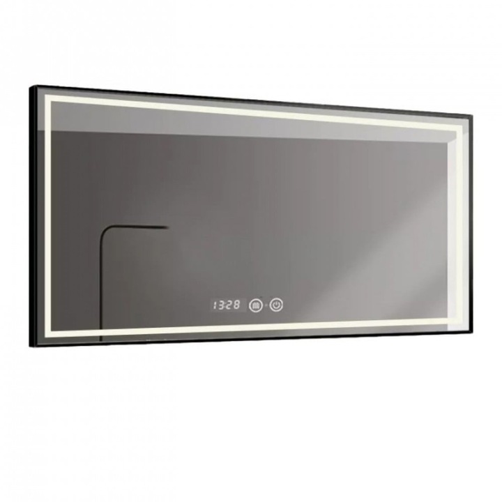Oglinda LED cu Dezaburire, Ceas si Termometru Lumin