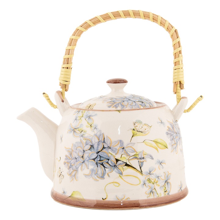 Ceainic cu infuzor ceramica multicolora 18x14x12 cm / 800 ml