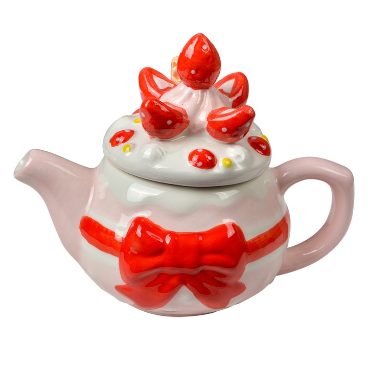 Керамичен чайник многоцветен 17x10x13 см / 325 мл