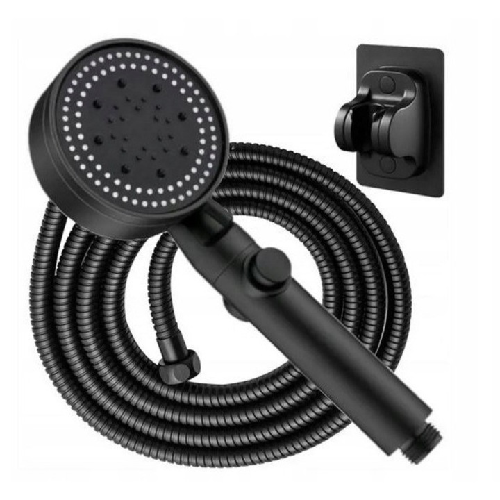 Set para dus cu suport, Azaris, Negru