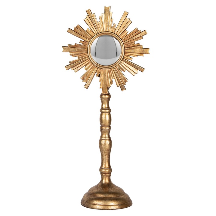 Arany polirezin dekoráció 16x9x36 cm