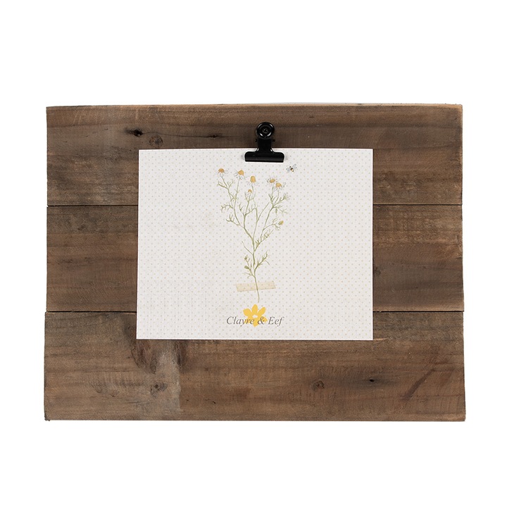 Rama foto masa lemn maro 32x3x25 cm