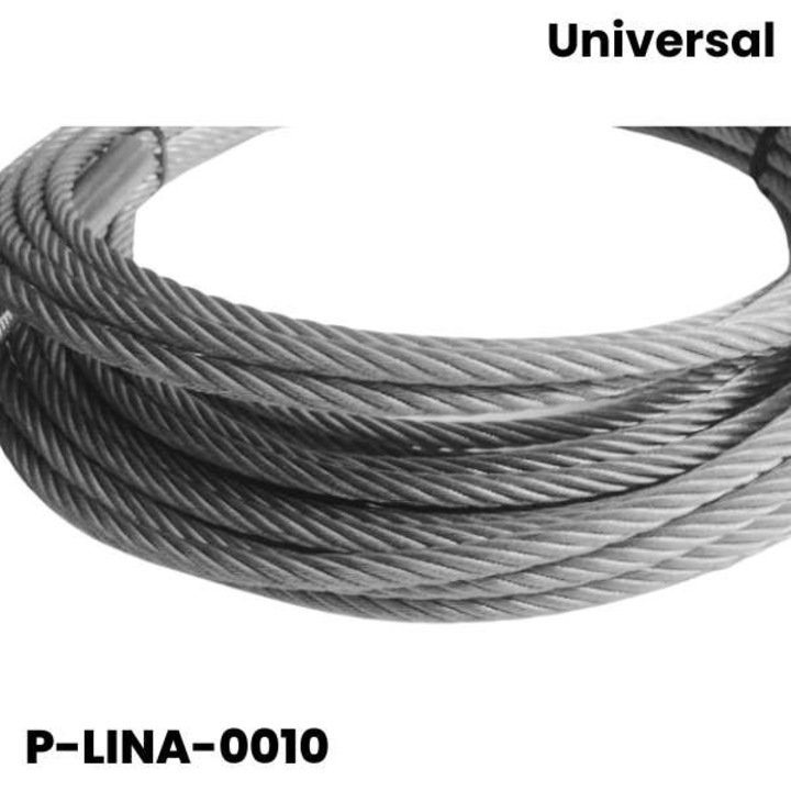 Cablu de otel universal AZ, pentru elevatoare cu doua coloane, lungime 8, 72 m, electro-galvanizat, rezistent la abraziune