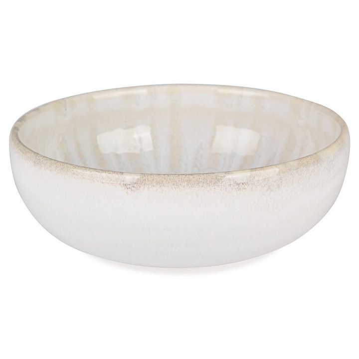 Комплект от 6 бели каменни купи Estarreja Ø12, 6x4, 7h