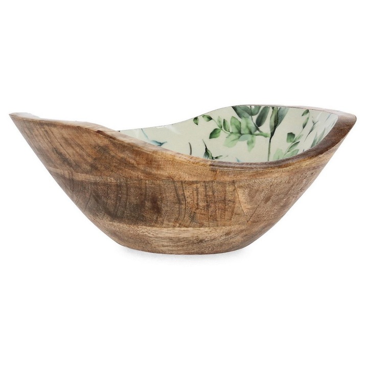 Set boluri lemn mango email multicolor Thara 24x21x11cm