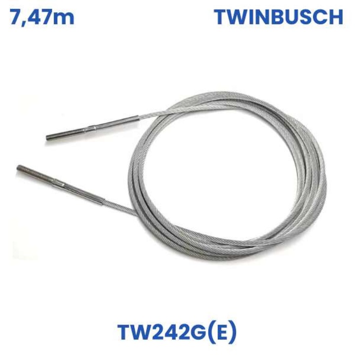 Acélsodrony emeléshez, AZ, 7,47m, horganyzott acél, kompatibilis a TW242G(E) modellel