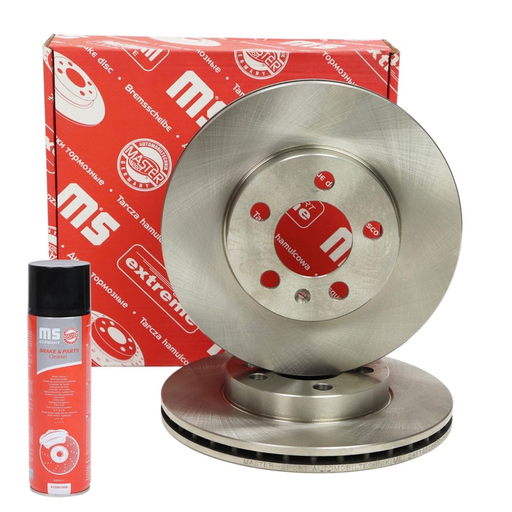 Master-Sport féktárcsa készlet, szellőztetett, 256x44,1mm, 5 lyuk, többszínű