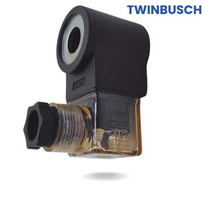 Szeleptekercs leeresztő AC220, AZ, Twin Buschhoz, tartós konstrukció, átlátszó